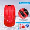 TUOYIBO Two-Person, Two-Seater Thickened Sledges, Two-Handle Children's Sledges, Frost-Resistant and Wear-Resistant Sledges, Sledges with Pull Ropes view 2