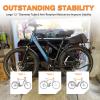 MOBI OUTDOOR E Bike Frame Adaptor Fits Up to 100lbs for E Bike Hitch Platform Rack, Adjustable Aluminum Adaptor with Rubber Hooks, Adapt Diverse Bike Frames, Women's BMX & Non-Standard Frames view 2