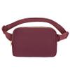 VOROLO Fanny Pack For Women And Men Crossbody Bag Belt Bag with Adjustable Strap Graduation Gifts Wine Red view 1