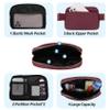 VOROLO Fanny Pack For Women And Men Crossbody Bag Belt Bag with Adjustable Strap Graduation Gifts Wine Red view 3