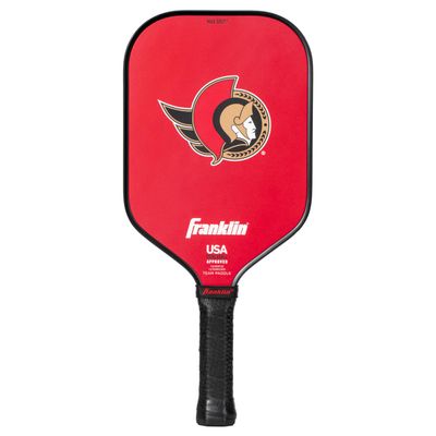 Franklin Sports NHL Ottawa Senators Pickleball Paddle - Official NHL Team Rackets - USAP (USAPA) Approved Premium Quality Pickleball Paddles - Authentic Team Logos + Colors