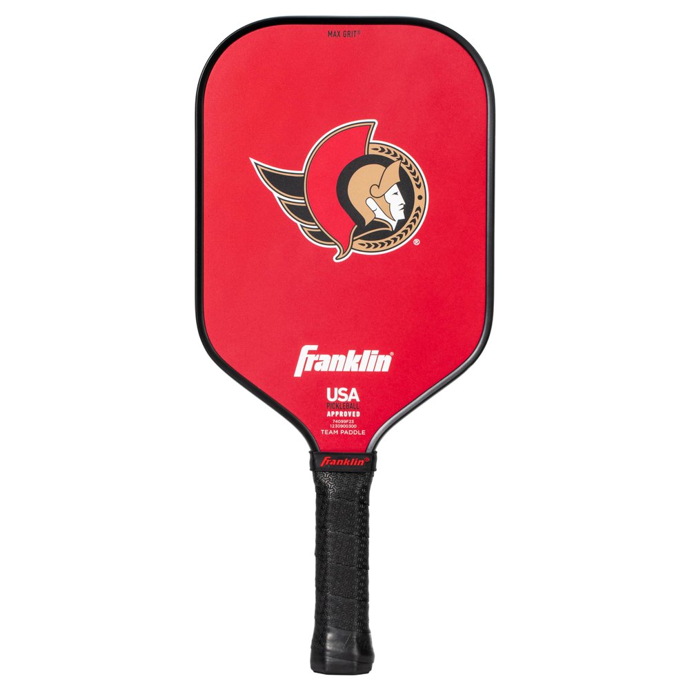Franklin Sports NHL Ottawa Senators Pickleball Paddle - Official NHL Team Rackets - USAP (USAPA) Approved Premium Quality Pickleball Paddles - Authentic Team Logos + Colors