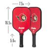 Franklin Sports NHL Ottawa Senators Pickleball Paddle - Official NHL Team Rackets - USAP (USAPA) Approved Premium Quality Pickleball Paddles - Authentic Team Logos + Colors view 3