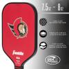 Franklin Sports NHL Ottawa Senators Pickleball Paddle - Official NHL Team Rackets - USAP (USAPA) Approved Premium Quality Pickleball Paddles - Authentic Team Logos + Colors view 4