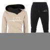 Women Fashion Fall 2 Piece Outfits Hoodies Sweatshirts Fleece Pullover Jogger Pants Lounge Sets Sweatsuits Tracksuits view 2