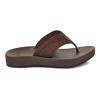 Sanuk Mens Cosmic Seas Mesh | Water Resistant Mens Flip Flops | Water Friendly & Lightweight | Molded EVA Footbed, Brown, 14 view 2