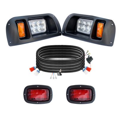 Shu-Ran LED Golf Cart Headight Taillight Kit for Club Car Ds 1993-UP 12V Upgrade Basic Light Kit Compatible with Club Car DS