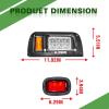 Shu-Ran LED Golf Cart Headight Taillight Kit for Club Car Ds 1993-UP 12V Upgrade Basic Light Kit Compatible with Club Car DS view 2