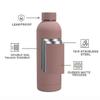 FAMKX 17oz Stainless Steel Insulated Narrow Mouth Sports Water Bottle, Double wall Cola Shape Vacuum flask (500ml, Navy) view 4