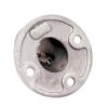 Heavy Dudy 316 Stainless Steel Boat Round Base,30/45/60/90 Marine Yacht Hand Rail Fitting Rail Tube Stanchion Base Column Accessories -1Pack (Inner Diameter:1 inch, Option60 Degree) view 2