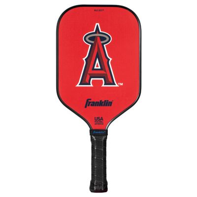 Franklin Sports MLB Los Angeles Angels Pickleball Paddle - Official MLB Team Rackets - USAP (USAPA) Approved Premium Quality Pickleball Paddles - Authentic Team Logos + Colors