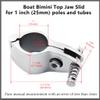 YANYUCB Bimini Top Jaw Slide Marine Stainless Steel 316 Heavy Duty Boat Bimini Canopy Fitting Hardware Tube Marine Boat Yacht 2 Pack (1 inch) view 2