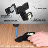 Adoreal Magnetic Gun Holder with Safety Trigger Guard Protection, Gun Mount for Car, Vehicle, Truck, Walls, Desks, Gun Magnet for Pistols Revolver Shotgun Wall Mount Lock Luminous Sticker Design view 4