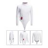HALFS Fencing Jacket Foil Epee Saber Fencing Training Protective Suit 350N Anti Thorn Fabric Fencing Uniform for Foil Epee Saber (Thickness : Left Hand, Size : 46) view 2