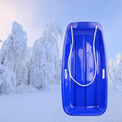 Children's Double Sledge, Thickened Wear-Resistant Sledge, Plastic Sledge Board, Winter Sledge