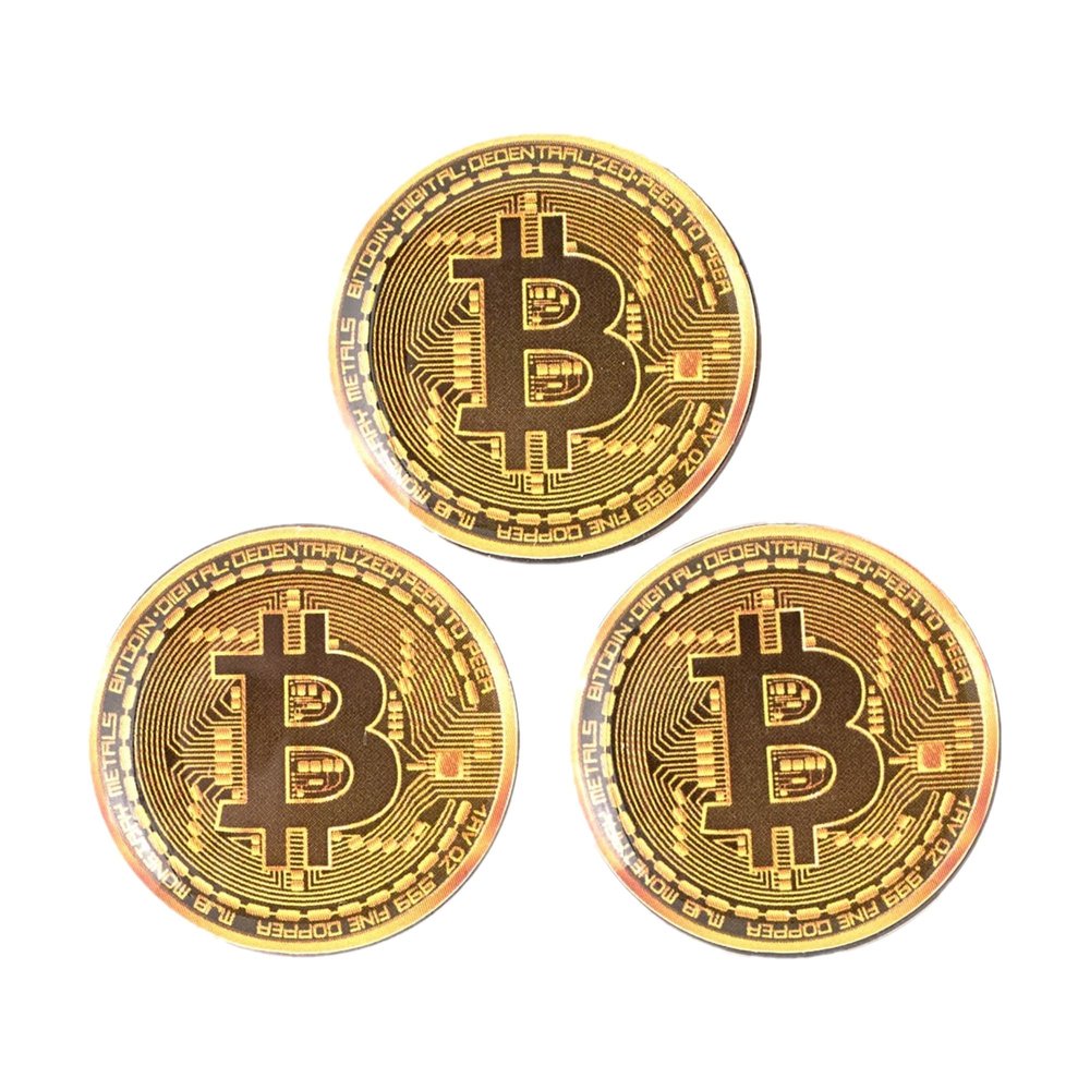 HODL 21 Bitcoin Golf Ball Markers Value Pack - Works with Most Hat Magnetic Clips and Divot Repair Tools Men and Women Golf Gift Accessories Funny Ball Mark Bulk Lot