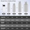 HASLE OUTFITTERS Insulated Water Bottle 16 oz Double Wall Vacuum Stainless Steel Water Bottle Leak Proof for School Wide Mouth with Straw Lid & Spout Lid Keeps Cold and Hot(White,8pack) view 3
