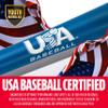 Franklin Sports Metal Youth Baseball Bat - Heist Kids Bats for Ages 8-12 - 2 5/8" Inch Big Barrel - Youth Drop -10 Aluminum Bats - USA Baseball Approved - 28" Inch / 18oz. - Royal 1000 view 2
