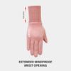 Cozy Gloves Women's Winter Riding Thickened Warm Windproof Student Cycling Driving Gloves 1 Pair Gift view 2