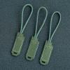 3pcs Zipper Pull, Backpack Rigging Pulls Replacement Accessories, 1000D Nylon MOLLE Gear Tactical Anti-snap Buckle - SilencingLoss Prevention of Items (Color : GR) view 1