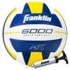Franklin Sports Indoor Training Volleyball - Premium 6000 Official Size Volleyball for Training + Match Play - Competition Composite Cover Game Ball - Ball + Pump Set view 1