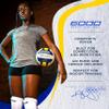 Franklin Sports Indoor Training Volleyball - Premium 6000 Official Size Volleyball for Training + Match Play - Competition Composite Cover Game Ball - Ball + Pump Set view 2