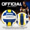 Franklin Sports Indoor Training Volleyball - Premium 6000 Official Size Volleyball for Training + Match Play - Competition Composite Cover Game Ball - Ball + Pump Set view 3