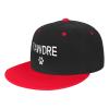 Hoteiles Pawdre Flat Bill Hats Snapback Hat Brim Baseball Cap for Men Adjustable,White view 1
