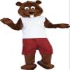 Eamior Beaver in White Shirt Costume Adult Size for Men & Women with Built-in Fan Inside the Head view 1