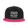 Huge Fan of Space Both Outer and Personal Flat Bill Hats Snapback Hat Brim Baseball Cap for Men Adjustable,White view 2