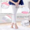 Daydance White Toddler Girl's Footless Tights for School, Dance, Ballet, Gymnastics 90D view 3