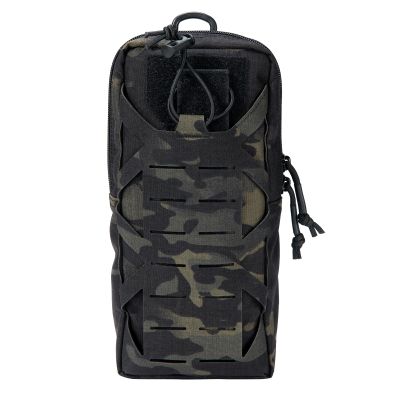 EXCELLENT ELITE SPANKER Tactical EDC Pouch Molle Utility Tool Pouches Gadget Organizer Pocket Waist Belt Bag(Multicam Black)