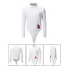HALFS Fencing Jacket Foil Epee Saber Fencing Training Protective Suit 350N Anti Thorn Fabric Fencing Uniform for Foil Epee Saber (Thickness : Right Hand, Size : 34) view 2