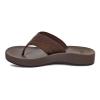 Sanuk Mens Cosmic Seas Mesh | Water Resistant Mens Flip Flops | Water Friendly & Lightweight | Molded EVA Footbed, Brown, 12 view 3