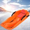 Thickened Double Sledges, Children's Sledges, Sledges with Backrests, Multi-Coloured Plastic Sledges view 1