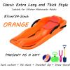 Thickened Double Sledges, Children's Sledges, Sledges with Backrests, Multi-Coloured Plastic Sledges view 2