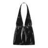 Freebily Womens Halter Neck Backless Mini Dress Nightclub Lingerie Deep V Zipper Back Metallic Dress Black 3X-Large view 3