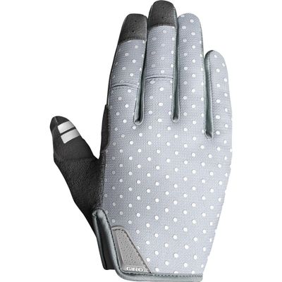 Giro La DND Women's Mountain Cycling Gloves - Sharkskin/White Dot, Small