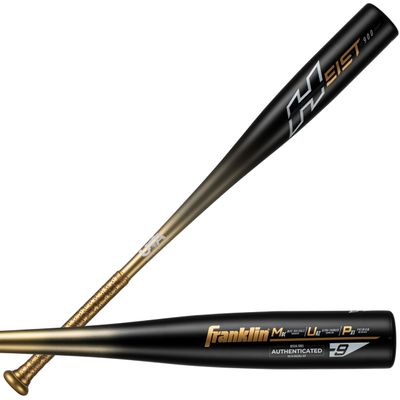 Franklin Sports Metal Youth Baseball Bat - Heist Kids Bats for Ages 8-12 - 2 5/8" Inch Big Barrel - Youth Drop -9 - USA Baseball Approved - 29" Inch / 20oz. - Black Heist 900