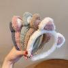 BEVPAX Korean Version of Cute Cat Ears Plush Headband Fluffy Autumn and Winter Headbands Internet Celebrity Dress Up Headwear Headband Hairband view 2