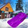 Two-Person Sledges, Children's Sledges, Thickened Plastic Sledges, Sledges with Backrests and Pull Ropes view 1