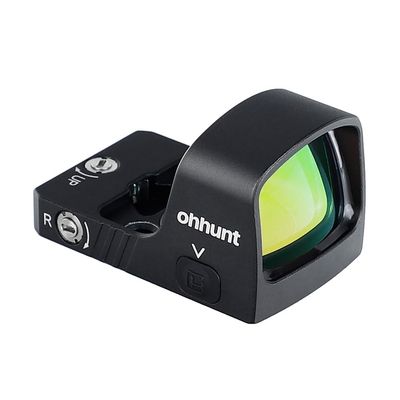 ohhunt RD U2 3 MOA Red Dot Sight for RMR Footprint and Picatinny Mount 1X24X20mm Micro Shake Awake Red Reflex Sight 10 Brightness Levels