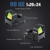 ohhunt RD U2 3 MOA Red Dot Sight for RMR Footprint and Picatinny Mount 1X24X20mm Micro Shake Awake Red Reflex Sight 10 Brightness Levels view 2