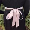 1.6'' Wide Satin Ribbon Sash Belt for Dress Bridal Wedding Party Ribbon Sashes (Pink) view 2
