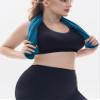 FITTIN Support Sports Bras for Large-Bust: High Impact Plus Size Racerback 85% Fit Supportive Workout Black Bra for Lifting Training - 360 Full Coverage No Spillage for Women C-DDD Cups view 4