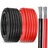 4 Gauge Marine Wire Tinned Copper Boat Cable, Standard USA OFC Oxygen Free Copper Wire for Automotive Boat Speakers Solar Outdoors (4 Gauge 5FT Red+5FT Black) view 1