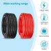 4 Gauge Marine Wire Tinned Copper Boat Cable, Standard USA OFC Oxygen Free Copper Wire for Automotive Boat Speakers Solar Outdoors (4 Gauge 5FT Red+5FT Black) view 4