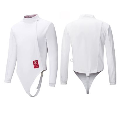 HALFS Fencing Jacket Foil Epee Saber Fencing Training Protective Suit 350N Anti Thorn Fabric Fencing Uniform for Foil Epee Saber (Thickness : Right Hand, Size : 40)
