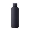 FAMKX 17oz Stainless Steel Insulated Narrow Mouth Sports Water Bottle, Double wall Cola Shape Vacuum flask (500ml, Black) view 1