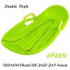 Children's Sledges, Thickened Plastic Sledges, Winter Tandem Sledges, Sledges with Brakes and Pull Ropes view 2
